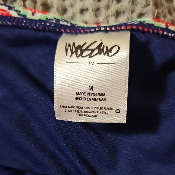 Mossimo Bikini Set Size M Colorful Tribal Print Tie Side Bottoms - Picture 2 of 8